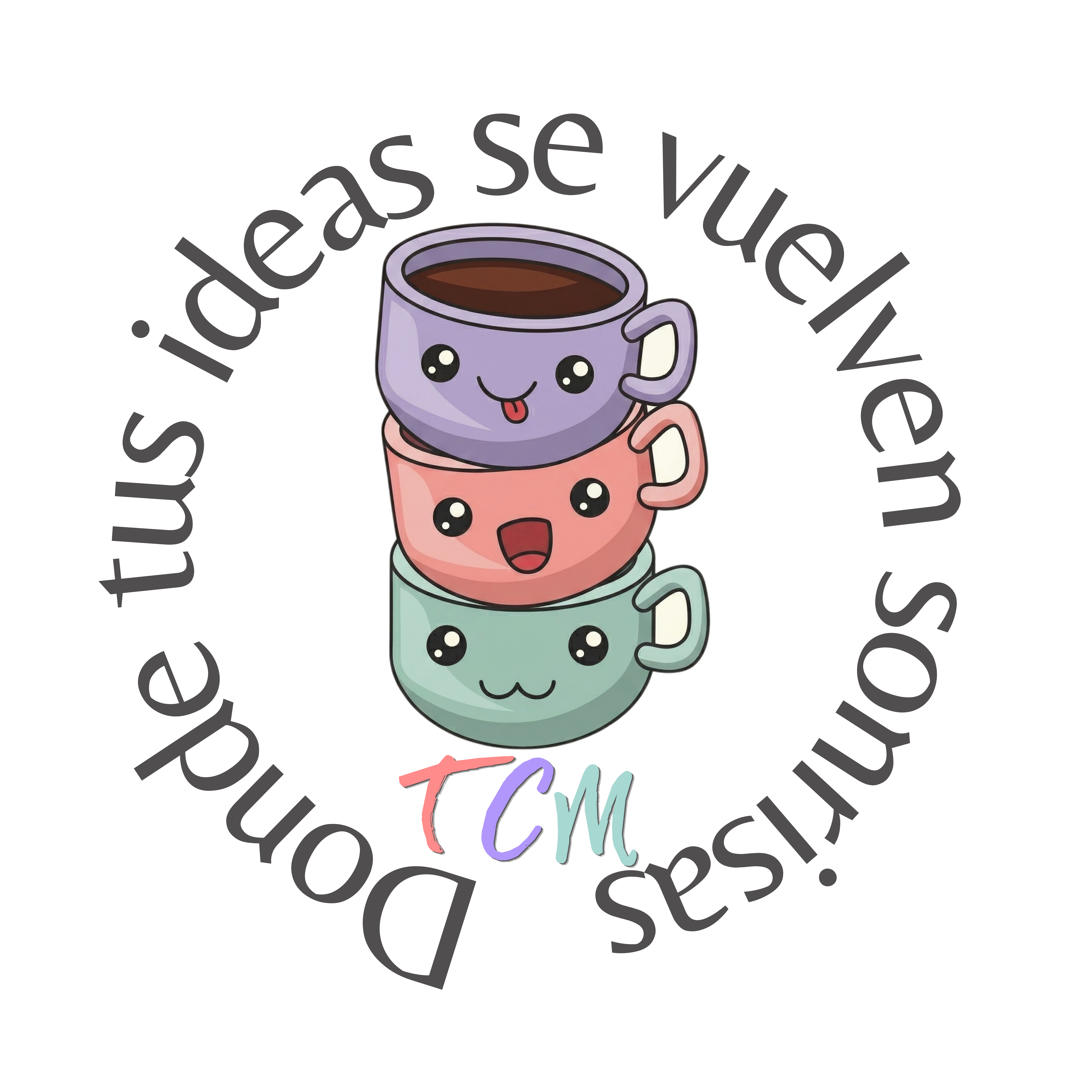 Logo Principal Circular Tazas Creativas Mx